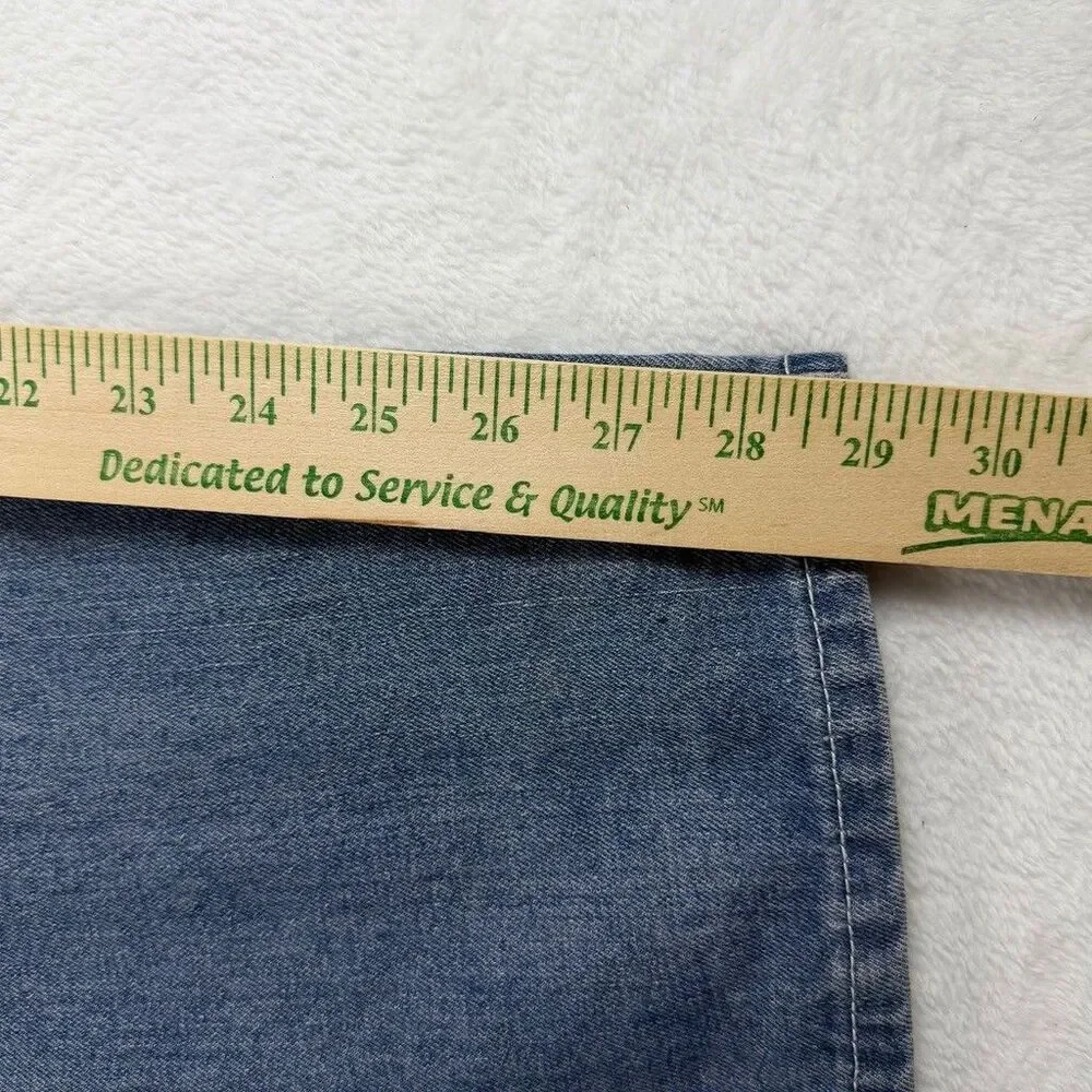 International Harvester Farmall Carpenter Jeans Mens 44x30 Blue Denim Workwear
